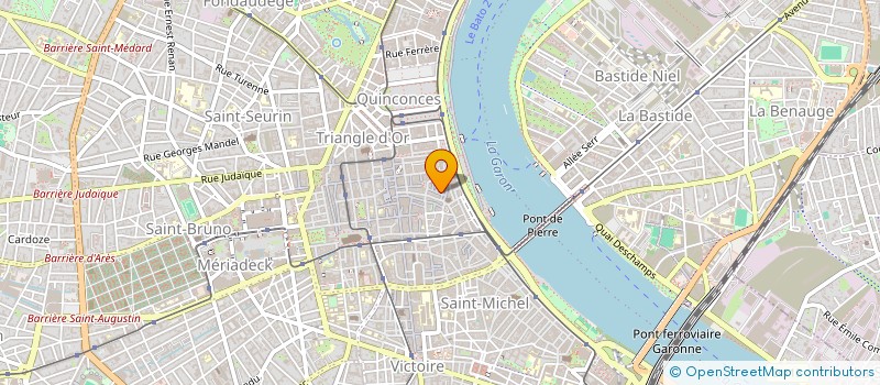 localisation de l'entreprise MONSIEUR PIERRE MARIE BANDINELLI  BORDEAUX