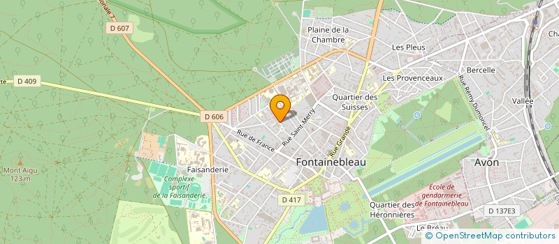 localisation de l'entreprise MONSIEUR PIERRE-MARIE BRAYE à FONTAINEBLEAU