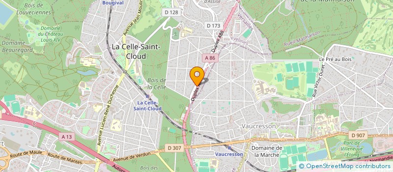 localisation de l'entreprise MONSIEUR PIERRE-MARIE CHEVALLIER à LA CELLE-SAINT-CLOUD