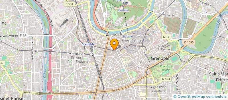 localisation de l'entreprise MONSIEUR PIERRE-MARIE DEJEAN à GRENOBLE