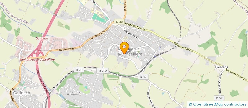 localisation de l'entreprise MONSIEUR PIERRE-MARIE DEJEUX  MONTASTRUC-LA-CONSEILLERE