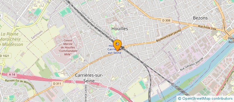 localisation de l'entreprise MONSIEUR PIERRE-MARIE DRAPEAU-MARTIN à HOUILLES