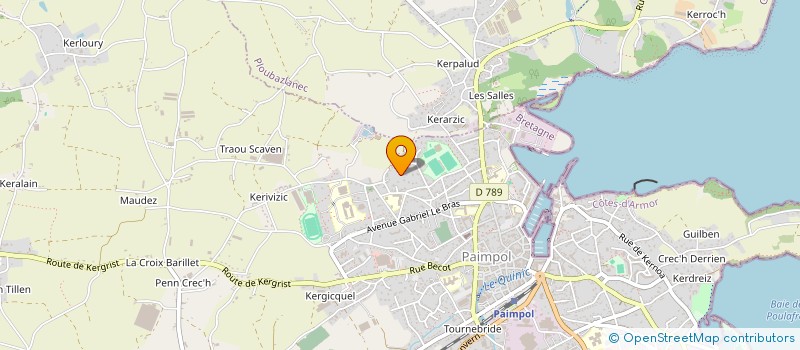 localisation de l'entreprise MONSIEUR PIERRE-MARIE DUCHESNE  PAIMPOL