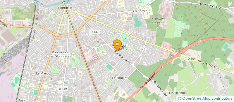 localisation de l'entreprise MONSIEUR PIERRE-MARIE DUTEL à LE MANS