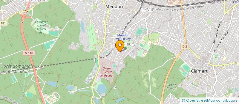 localisation de l'entreprise MONSIEUR PIERRE-MARIE FAUSSURIER à MEUDON