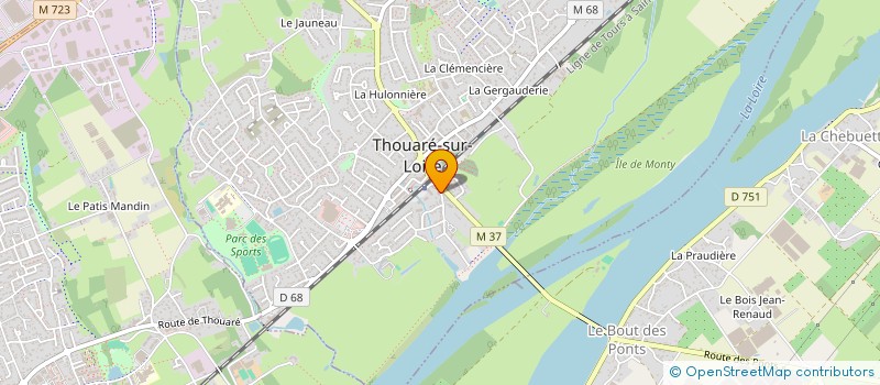 localisation de l'entreprise MONSIEUR PIERRE-MARIE GALATAUD à THOUARE-SUR-LOIRE