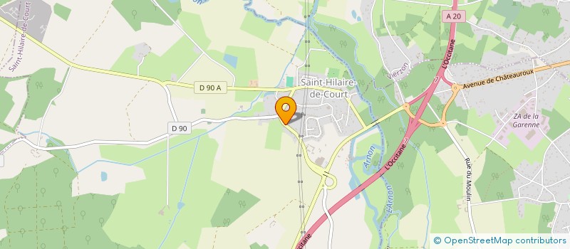 localisation de l'entreprise MONSIEUR PIERRE-MARIE GAUDON  SAINT-HILAIRE-DE-COURT