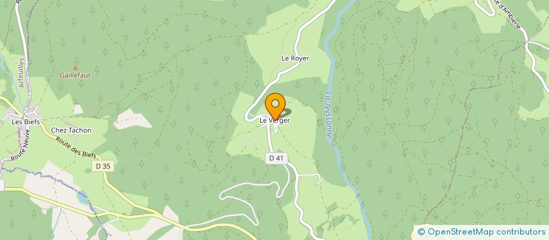 localisation de l'entreprise MONSIEUR PIERRE MARIE GEORJON  SAINT-BONNET-DES-QUARTS