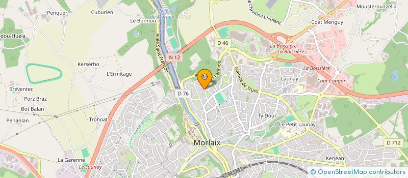 localisation de l'entreprise MONSIEUR PIERRE-MARIE GUYOT à MORLAIX