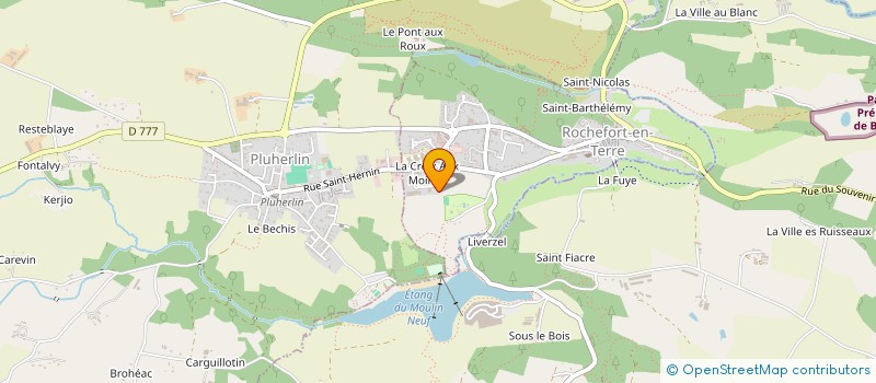 localisation de l'entreprise MONSIEUR PIERRE-MARIE HERCOUET à ROCHEFORT-EN-TERRE