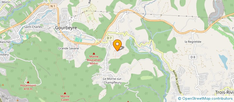 localisation de l'entreprise MONSIEUR PIERRE-MARIE JACQUET à BASSE-TERRE