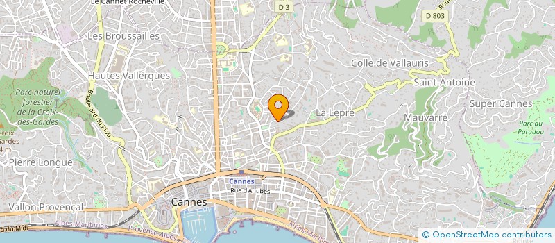 localisation de l'entreprise MONSIEUR PIERRE MARIE KENGNE à CANNES