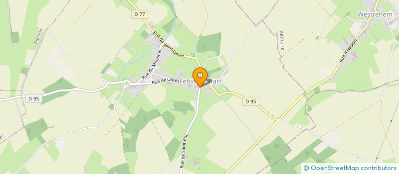 localisation de l'entreprise MONSIEUR PIERRE-MARIE LONGUENESSE  FEBVIN-PALFART