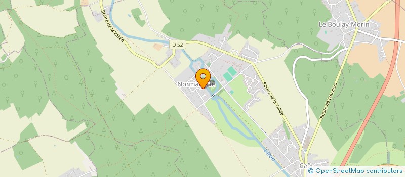 localisation de l'entreprise MONSIEUR PIERRE-MARIE MONDIN  NORMANVILLE