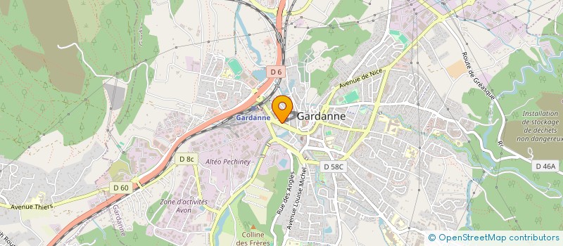 localisation de l'entreprise MONSIEUR PIERRE-MARIE NACCIO à GARDANNE