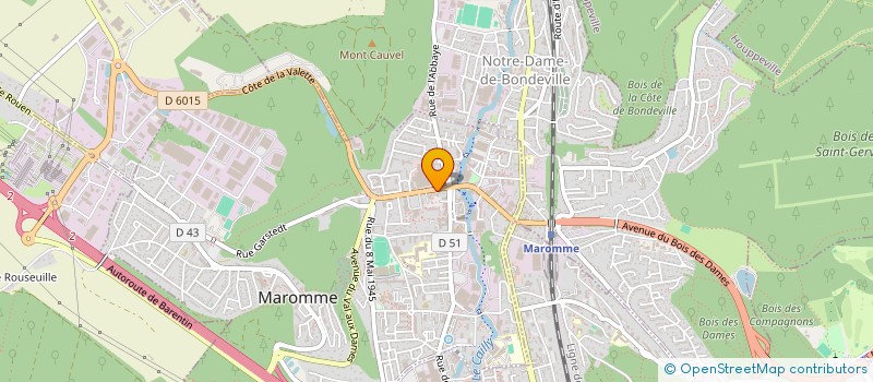 localisation de l'entreprise MONSIEUR PIERRE MARIE OFFROY  MAROMME