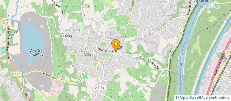 localisation de l'entreprise MONSIEUR PIERRE-MARIE PACAUD  MILLERY