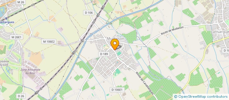 localisation de l'entreprise MONSIEUR PIERRE MARIE PAPINESCHI  MUDAISON