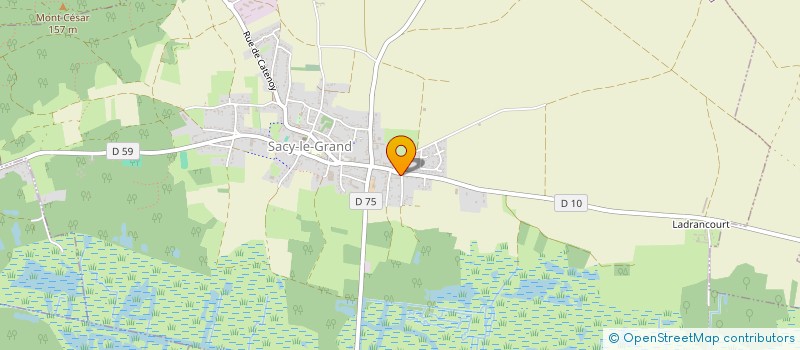 localisation de l'entreprise MONSIEUR PIERRE-MARIE SANGOUARD  SACY-LE-GRAND