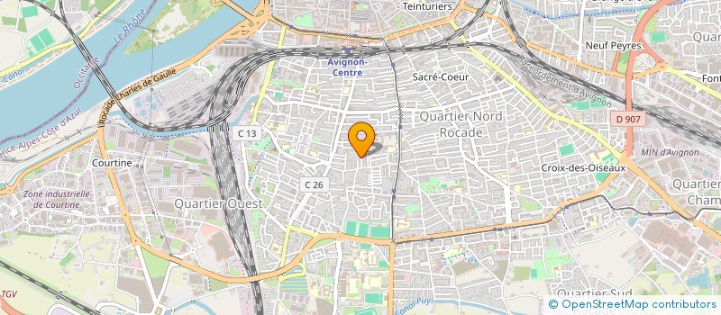 localisation de l'entreprise MONSIEUR PIERRE-MARIE SCHUSTER  AVIGNON