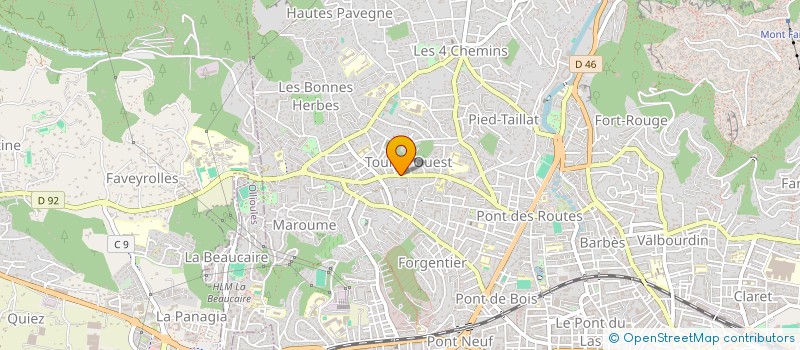 localisation de l'entreprise MONSIEUR PIERRE-MARIE TASSERY à TOULON