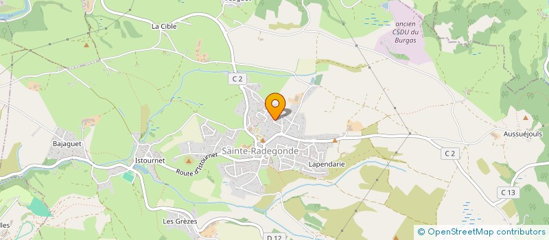 localisation de l'entreprise MONSIEUR PIERRE-MARIE TERRAL  SAINTE-RADEGONDE