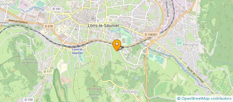 localisation de l'entreprise MONSIEUR PIERRE MARILLET  LONS-LE-SAUNIER