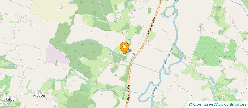 localisation de l'entreprise MONSIEUR PIERRE MARIN  NERAC