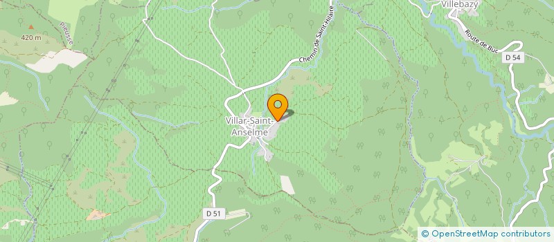 localisation de l'entreprise MONSIEUR PIERRE MARIN  VILLAR-SAINT-ANSELME