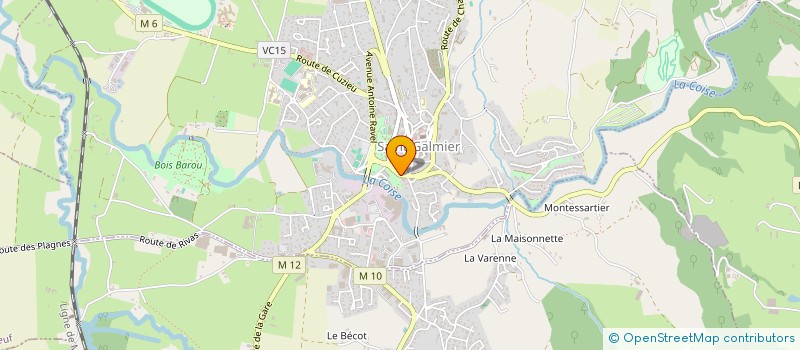 localisation de l'entreprise MONSIEUR PIERRE MARION à SAINT-GALMIER
