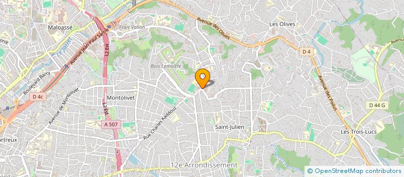localisation de l'entreprise MONSIEUR PIERRE MARION à MARSEILLE