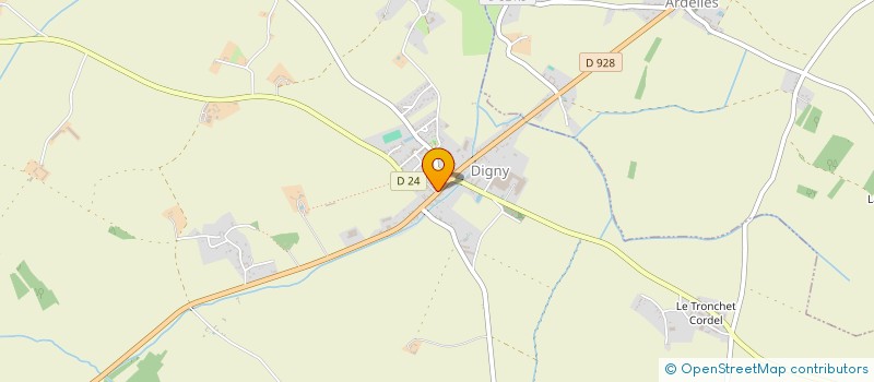 localisation de l'entreprise MONSIEUR PIERRE MARION à DIGNY