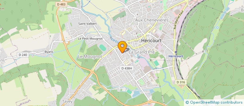 localisation de l'entreprise MONSIEUR PIERRE MARION  COISEVAUX