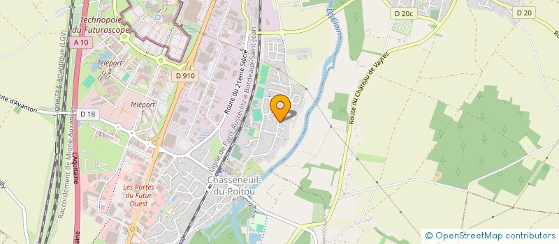 localisation de l'entreprise MONSIEUR PIERRE MARONNE  CHASSENEUIL-DU-POITOU
