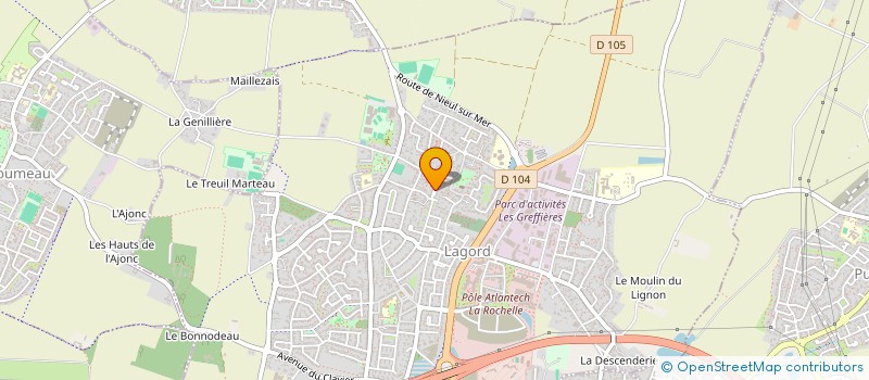 localisation de l'entreprise MONSIEUR PIERRE MAROT  LAGORD