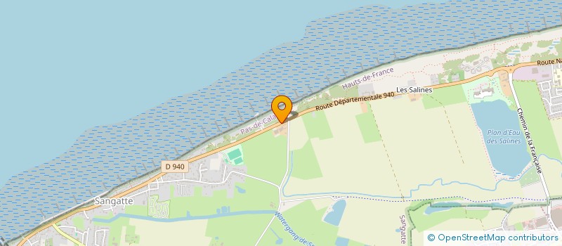 localisation de l'entreprise MONSIEUR PIERRE MARQUANT  SANGATTE