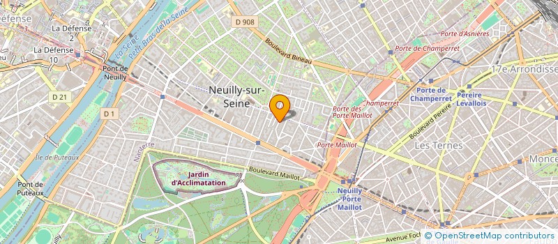 localisation de l'entreprise MONSIEUR PIERRE MARQUET à NEUILLY-SUR-SEINE