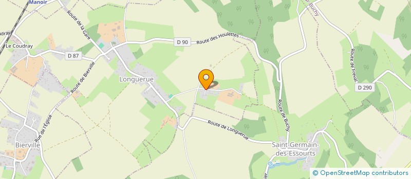 localisation de l'entreprise MONSIEUR PIERRE MARQUEZ  LONGUERUE