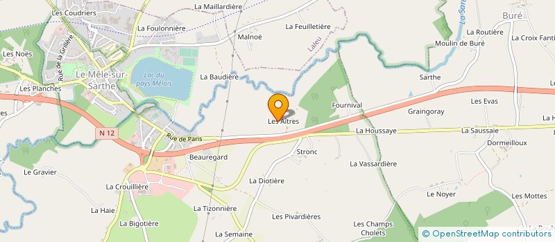 localisation de l'entreprise MONSIEUR PIERRE MARRE à SAINT-JULIEN-SUR-SARTHE