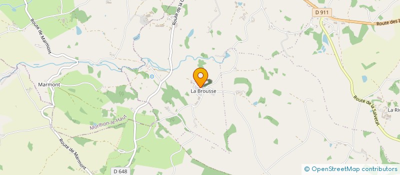 localisation de l'entreprise MONSIEUR PIERRE MARRE  LE BAS SEGALA