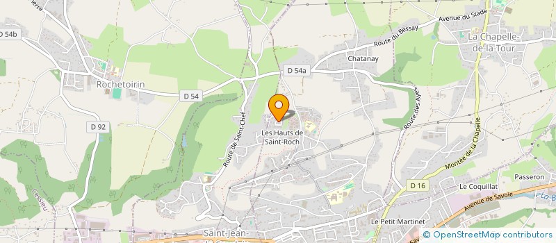 localisation de l'entreprise MONSIEUR PIERRE MARREL  LA TOUR-DU-PIN