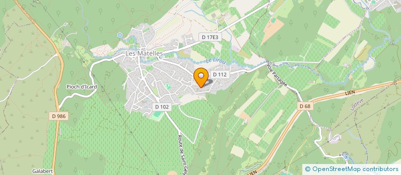 localisation de l'entreprise MONSIEUR PIERRE MARROT  LES MATELLES