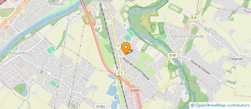 localisation de l'entreprise MONSIEUR PIERRE MARSALLON  PINSAGUEL