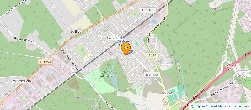 localisation de l'entreprise MONSIEUR PIERRE MARSOL  CESTAS