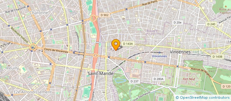 localisation de l'entreprise MONSIEUR PIERRE MARSOT à VINCENNES