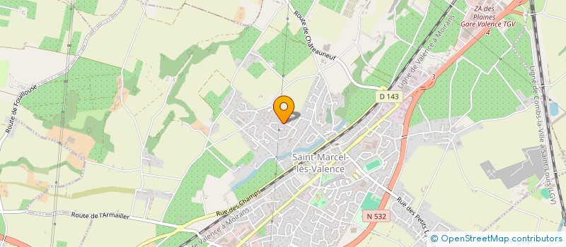 localisation de l'entreprise MONSIEUR PIERRE MARSOT  VALENCE