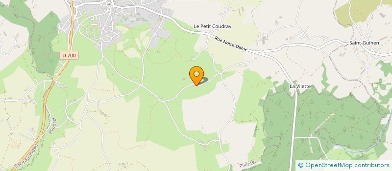 localisation de l'entreprise MONSIEUR PIERRE MARSOUIN  PLAINTEL