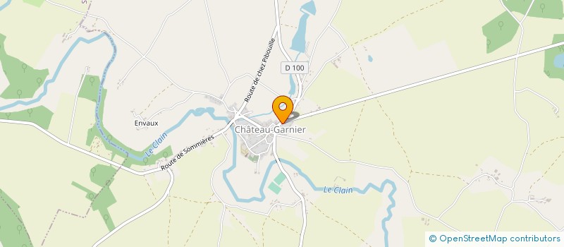 localisation de l'entreprise MONSIEUR PIERRE MARTEAU  CHATEAU-GARNIER