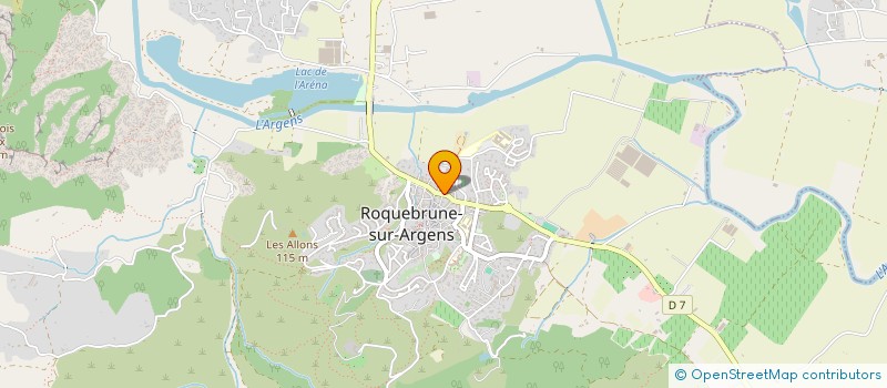 localisation de l'entreprise MONSIEUR PIERRE MARTEL à ROQUEBRUNE-SUR-ARGENS