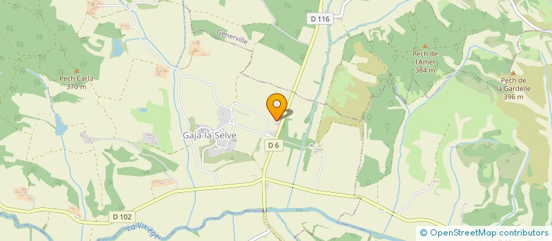 localisation de l'entreprise MONSIEUR PIERRE MARTELLOZZO à GAJA-LA-SELVE